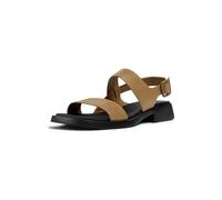 Camper Femme Dana K201486 Sandales à 2 Bretelles, Marron 006, 35 EU