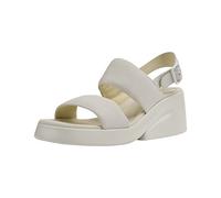 Camper Women's Kaah K201352 2-Strap Sandal, White Natural 001, 41 EU
