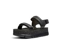 Camper Women's Oruga Up K201509 Sandal, Black 005, 38 EU