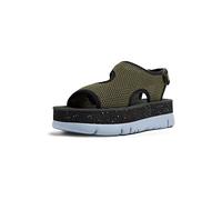 Camper Women's Oruga Up K201544 Sandal, Medium Green 006, 40 EU