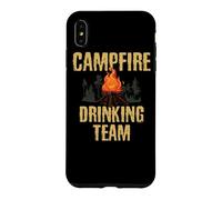 Campers Gift - Campfire Drinking Team Camping Outdoors Funny Coque pour iPhone XS Max