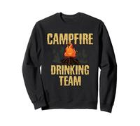 Campers Gift - Campfire Drinking Team Camping Outdoors Funny Sweatshirt