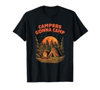 Campers Gonna Camp Vacances d'été Voyage tropical Camping T-Shirt