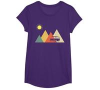 Campeur Van La Vie - Vanlife T-Shirt, Fille, Violet, L