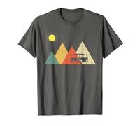 Campeur Van La Vie - Vanlife T-Shirt, Homme, Asphalte, M
