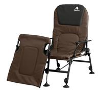 CampFeuer Chaise de pêche 2 en 1 | Chaise de camping et de pêche pliable | Chaise de camping et de pêche | Chaise de pêche pliable avec repose-pieds