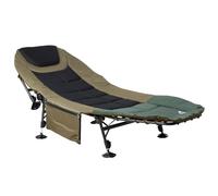 CampFeuer Chaise de pêche à carpe XXL 200 x 81 x 41-98 cm | Chaise de pêche à carpe réglable en hauteur et stable avec 6 pieds | Lit de camp pliable, lit de camping, chaises de pêche, lit de camp
