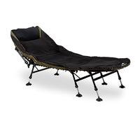 CampFeuer Chaise Longue pour pêche à la Carpe XXL 210 x 85 x 45-60 cm | Chaise de pêche Longue avec 8 Pieds à Hauteur réglable | Chaise Pliable, Confortable, rembourré pour pêche à la Carpe