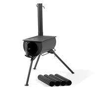 Four de tente CampFeuer | 58 x 86 x 240 cm | Chauffage de tente Camping, tente Four Outdoor