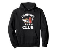 Campfire Club - Smores de Camping avec Dictons Amusants pour Hot-Dog Sweat à Capuche