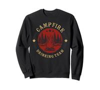 Campfire Drinking Team, Camping, Aventure en Plein air Sweatshirt
