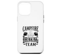 Campfire Drinking Team Fire Camp Fire Dire drôle Wilderness Fun Coque pour iPhone 12 Pro Max