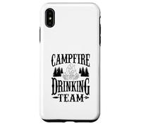 Campfire Drinking Team Fire Camp Fire Dire drôle Wilderness Fun Coque pour iPhone XS Max