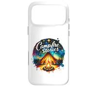 Campfire Stories Tente de Camping randonnée Étoiles d'été Coque pour iPhone 17 Pro Max