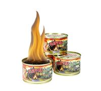 Campfire to go, feu de camp en boîte, cadeaux amusants, souvenirs, extérieur, brasero, mini feu de camp, durée de combustion < 5 heures, feu décoratif - avec bois véritable