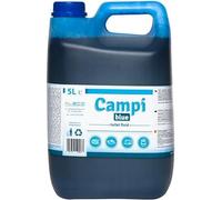 CAMPI Blue 5L - Liquide sanitaire & additif pour toilettes de camping - Produit chimique WC pour toilettes - Pour réservoir d’eaux usées de caravane et camping-car