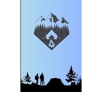 Camping Adventure Notebook with Mountain & Forest Scene | Outdoor Journal for Hikers & Nature Lovers