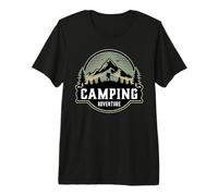 Camping Adventure Outdoor Survie Bushcraft Skills Nature T-Shirt Haut de Gamme