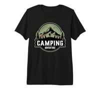 Camping Adventure Outdoor Survie Bushcraft Skills Nature T-Shirt Haut de Gamme