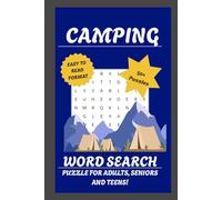 Camping and Outdoors Word Search Puzzle Book: Word Searches with Easy to Read Print about Camping, the Outdoors and More! 6x9 inches, 110 pages | 50+ ... Campers, and Outdoor Lovers | For All Ages