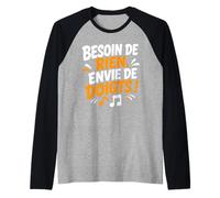 Camping Besoin De Rien Envie De Doigts Humour Musique Beauf Manche Raglan