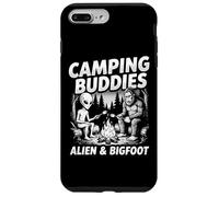 Camping Buddies Alien and Bigfoot Campfire Graphique Extérieur Coque pour iPhone 7 Plus/8 Plus