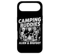 Camping Buddies Alien and Bigfoot Campfire Graphique Extérieur Coque pour iPhone Air