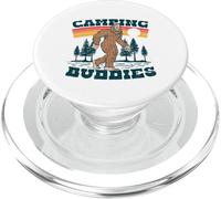 Camping Buddies Funny Camper Bigfoot Group Outdoor Sasquatch PopSockets PopGrip pour MagSafe