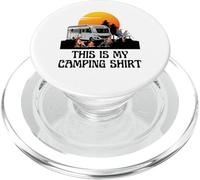 Camping Camping-Car Coucher de Soleil Camping RV Camping Fun PopSockets PopGrip pour MagSafe