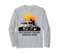 Camping Camping-Car Coucher de Soleil Maison de Retraite RV Camping Fun Manche Longue