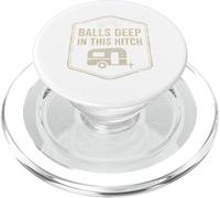 Camping Camping-Car Van Vintage en Caravane Caravane PopSockets PopGrip pour MagSafe