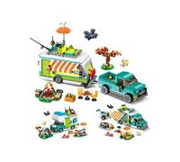 Camping-car 3 en 1 pour enfants avec LED, accessoires, et possibilité de personnalisation, cadeau parfait pour garçons et filles de 6-12 ans