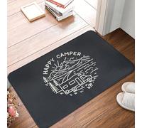 Camping-Car 3D Happy - Camping-Car Paillassons antidérapants Tapis de Sol imperméable à l’Eau Tapis de Moquette pour entrée de Cuisine Tapis de Pied sur Balcon Maison - 40x60cm