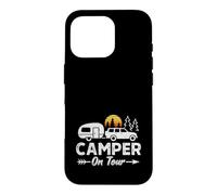 Camping-Car en Tournée Camping Caravane Coque pour iPhone 16 Pro