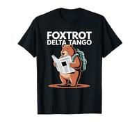 Camping-car Funny Bear Foxtrots Deltas Tango T-Shirt