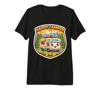 Camping-Car Happy Camper RV Camping Pun Joke Camp Lover T-Shirt Haut de Gamme