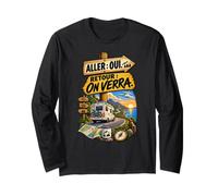 Camping-Car Humour Aller Retour Cadeau retraité Voyageur Manche Longue