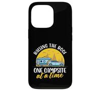 Camping-car pop-up « Eleving The Roof One Camping At A Time » Coque pour iPhone 13 Pro