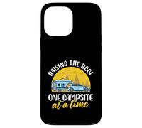 Camping-car pop-up « Eleving The Roof One Camping At A Time » Coque pour iPhone 13 Pro Max