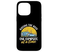 Camping-car pop-up « Eleving The Roof One Camping At A Time » Coque pour iPhone 14 Pro Max