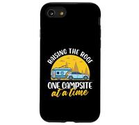 Camping-car pop-up « Eleving The Roof One Camping At A Time » Coque pour iPhone SE (2020) / 7 / 8