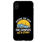 Camping-car pop-up « Eleving The Roof One Camping At A Time » Coque pour iPhone XS Max