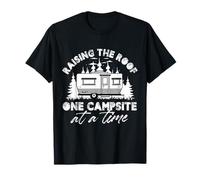 Camping-car pop-up « Eleving The Roof One Camping At A Time » T-Shirt