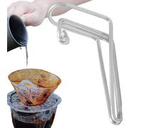 Camping Coffee Drip Spout | Publier en acier inoxydable durable pour bouilloires, tasses et tasses | Outil de skitter de drainage d'eau et de boissons portable pour la cuisine en plein air, la randonn
