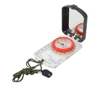 Camping Compass - Boussole de Survie Ultra Lumineuse en Acrylique avec de Base Transparente, déclinaison réglable et de nivellement intégrée | Accessoire Manuel pour Orientation