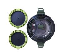 Camping Cookware,Set De Cuisine Pliant avec Casserole Et Poêle | Kit Ustensiles Silicone Anti-Chaleur Vaisselle Acier Inoxydable pour Voyage Randonnée Cuisine Extérieure Camping