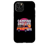 Camping Dad Life Retro Vintage Truck Outdoors Graphic Coque pour iPhone 11 Pro