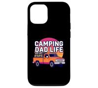 Camping Dad Life Retro Vintage Truck Outdoors Graphic Coque pour iPhone 12/12 Pro