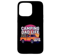 Camping Dad Life Retro Vintage Truck Outdoors Graphic Coque pour iPhone 15 Pro Max