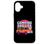Camping Dad Life Retro Vintage Truck Outdoors Graphic Coque pour iPhone 16 Plus